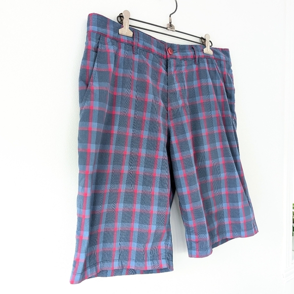 BOSS Hugo Boss Golf Plaid Short In Size 36 - Picture 4 of 7